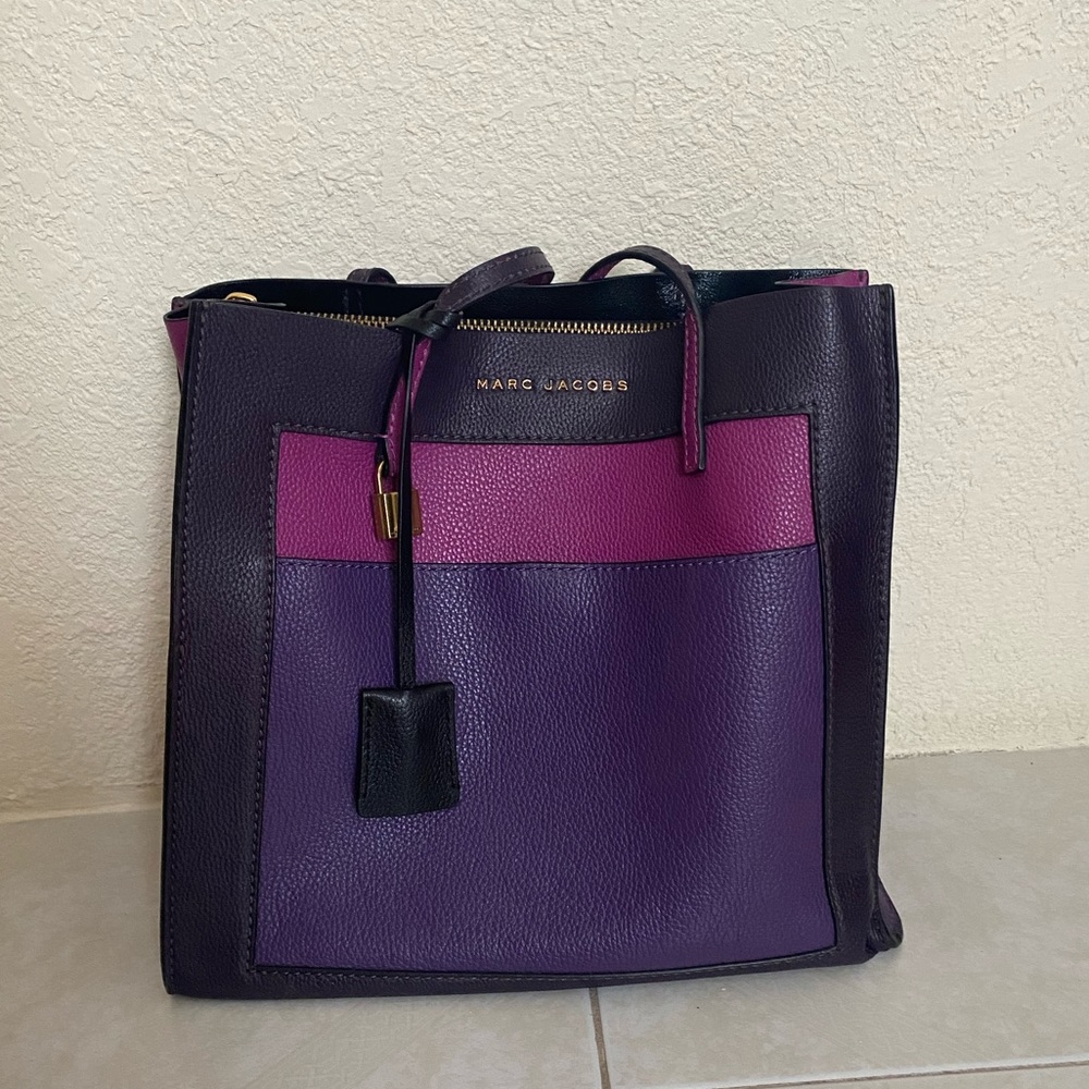Marc Jacobs Tricolor Leather Tote Bag